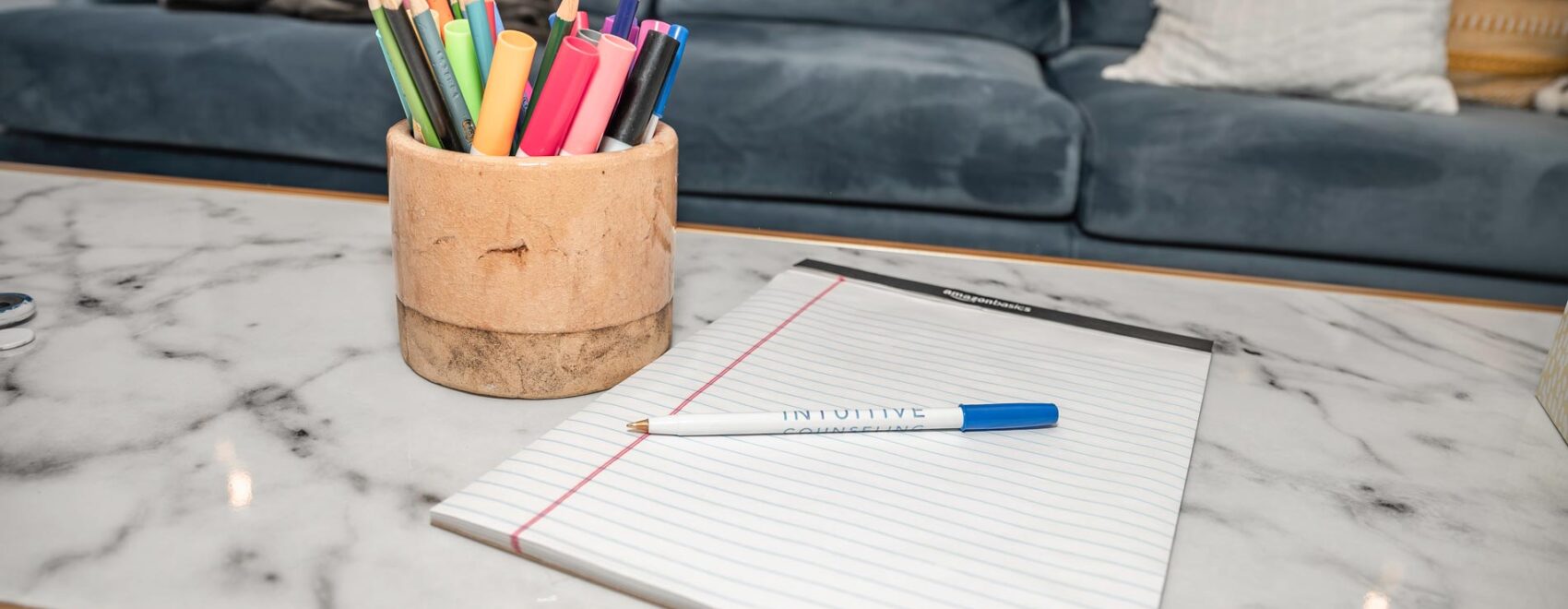 Pens and notebook