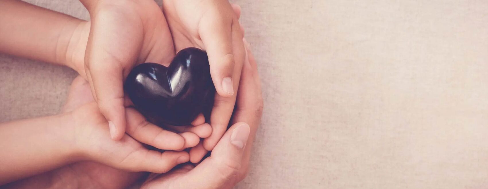 Heart with hands